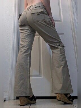 Frankie b vintage Cargo Khaki pants size 8/L
